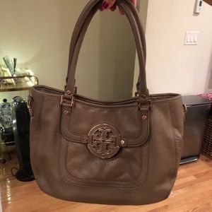 Tory Burch Pebbled Leather Tote